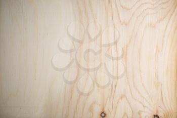 Closeup of a light wood board