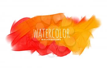 abstract orange shades watercolor texture background