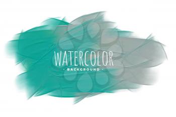 abstract turquoise and gray watercolor texture background