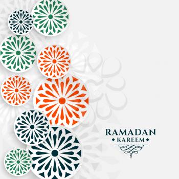 arabic ornamental ramadan kareem or eid mubarak background