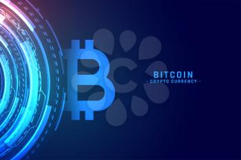 digital bitcoin technology concept cryptocurrency background