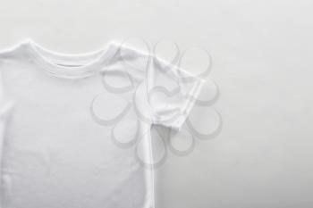 Blank t-shirt on white background�