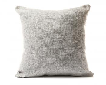 Soft pillow on white background�