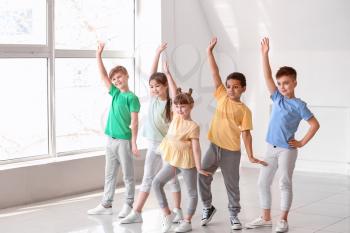 Cute little children in dance studio�