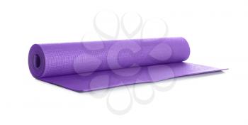 Color yoga mat on white background�