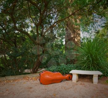 lost violoncelloA lost violoncello in instrument-case in a park