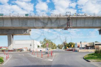 road currently under construction with view place of  join