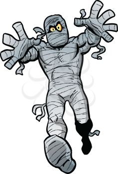 Royalty Free Clipart Image of a Mummy