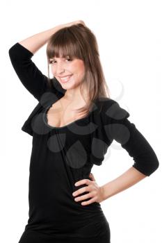 Royalty Free Photo of a Woman in Black