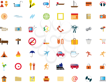 Royalty Free Clipart Image of a Set of Web Icons