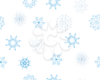 Royalty Free Clipart Image of a Snowflake Background