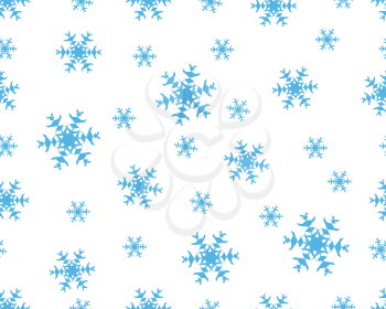 Royalty Free Clipart Image of a Snowflake Background