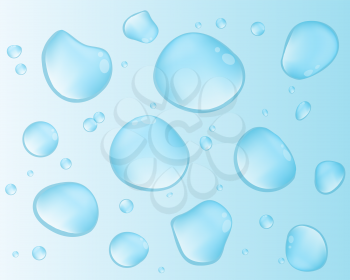 Vector water drops background for design use