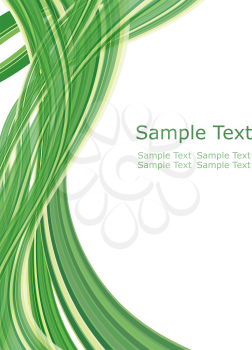 Abstract green ecological theme pattern. Vector illustration