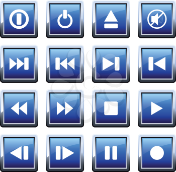 Vector collection of different music themes icons