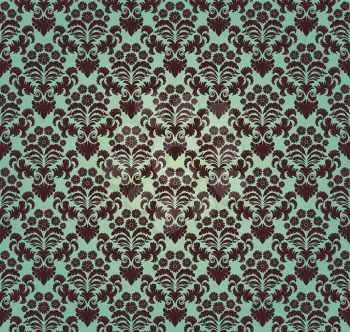 Damask seamless vector pattern.  For easy making seamless pattern just drag all group into swatches bar, and use it for filling any contours.