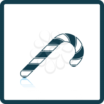 Stick candy icon. Shadow reflection design. Vector illustration.