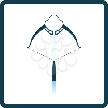 Crossbow icon. Shadow reflection design. Vector illustration.