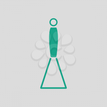 Potato masher icon. Gray background with green. Vector illustration.