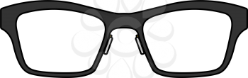 Business Woman Glasses Icon. Editable Outline With Color Fill Design. Vector Illustration.