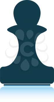 Stamp icon. Shadow reflection design. Vector illustration.