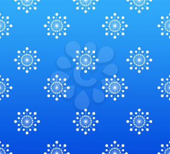 Royalty Free Clipart Image of a Snowflake Background