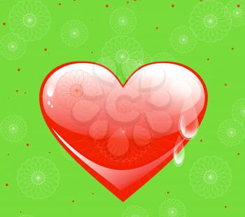 Royalty Free Clipart Image of a Heart