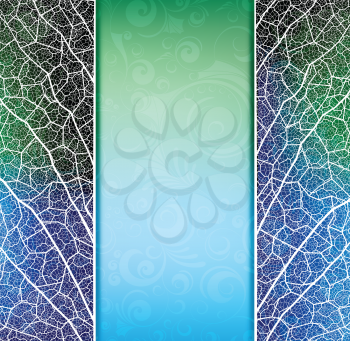 Royalty Free Clipart Image of an Abstract Nature Backdrop