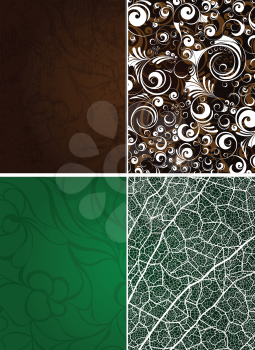 Royalty Free Clipart Image of an Abstract Ornate Background