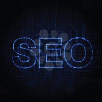 Royalty Free Clipart Image of  SEO
