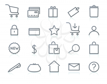 Royalty Free Clipart Image of Computer Icons