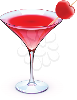 Royalty Free Clipart Image of a Cocktail