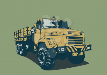 Royalty Free Clipart Image of a Truck