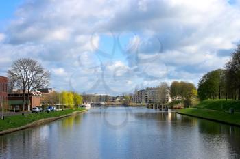 Water landscapes Gorinchem. Netherlands