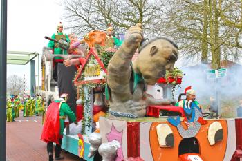 Annual Winter Carnival in Gorinchem. February 9, 2013, The Netherlands