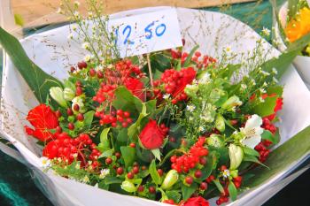 Bouquet of flowers on sale. Netherlands