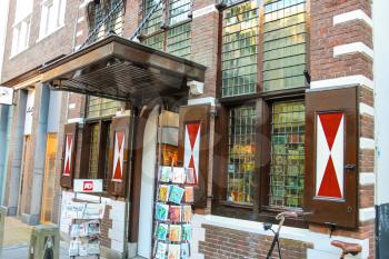 Gorinchem, Netherlands - January 17, 2015: Bookstore  in the Dutch town Gorinchem.