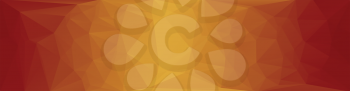 red orange polygonal mosaic background web banner design vector EPS10 gradient illustration.