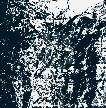 Rough grungy background. Dark textured surface. Vector illustration. Old scrtched damged abstraction. Crack wallpaper.