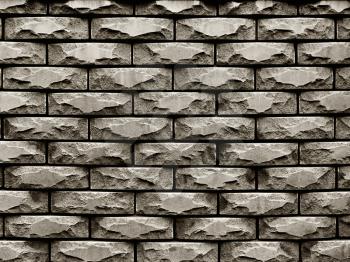 Royalty Free Photo of a Wall of Rough Stones