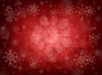 Royalty Free Clipart Image of an Icy Red Background