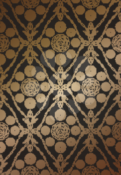 Floral Vector Seamless Ornament. AI10. EPS file contains transparency effects.