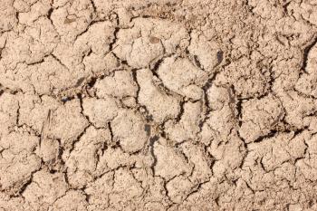 Cracked soil photo background. Badlands cracked dry lands