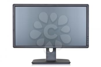 Lcd flat monitor, isolated on a white background
