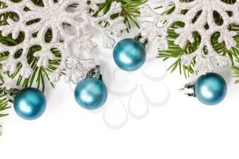 Christmas decoration. Background with space for text or image