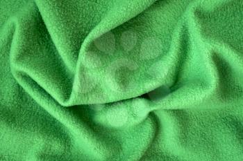 Green fabric background with stripes texture/green fabric texture pattern