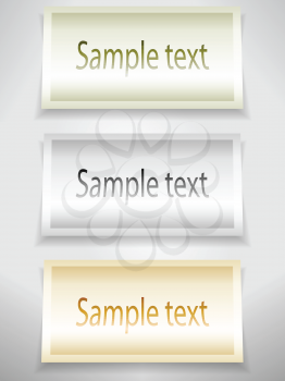 Royalty Free Clipart Image of Bookmarks