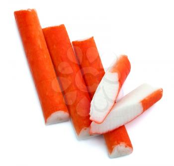 Sticks made from crab meat 