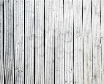 Old weathered white wooden boards
