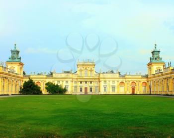 Wilanow palace in Warsaw, Poland